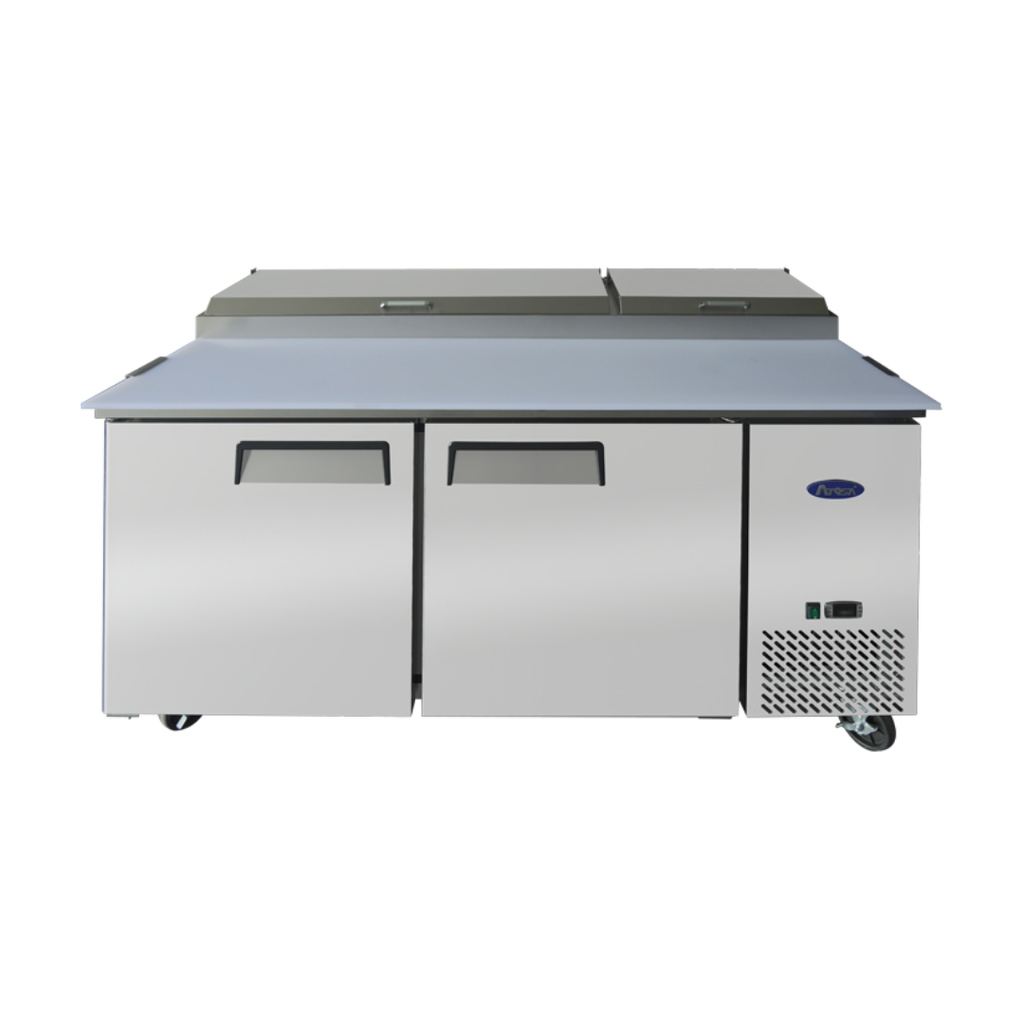 [102235] Mesa prep pizzas, 2 pt sólidas: 1.7 m MPF8202GR ATOSA