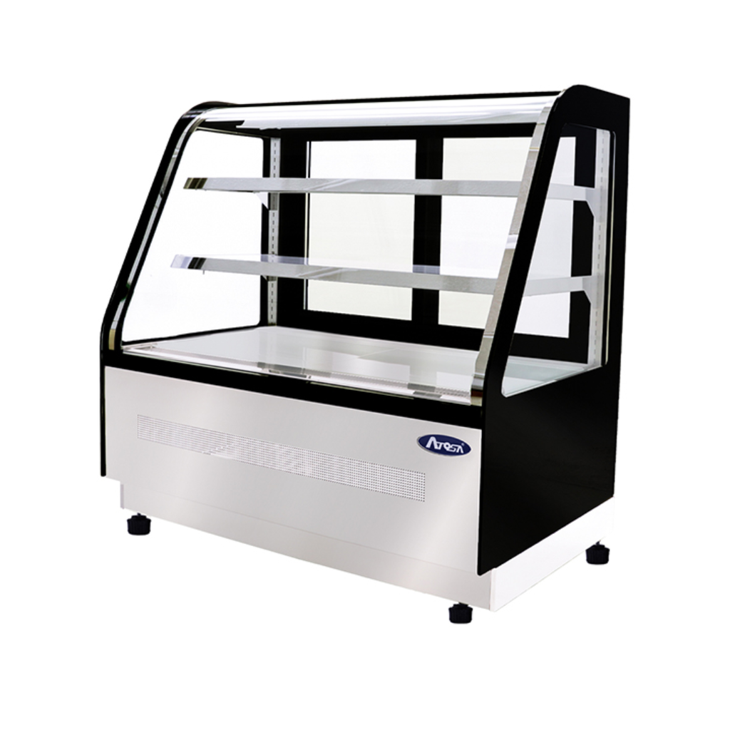 [102282] Vitrina refrigerada curva, piso: 1.2 m WDF127D ATOSA