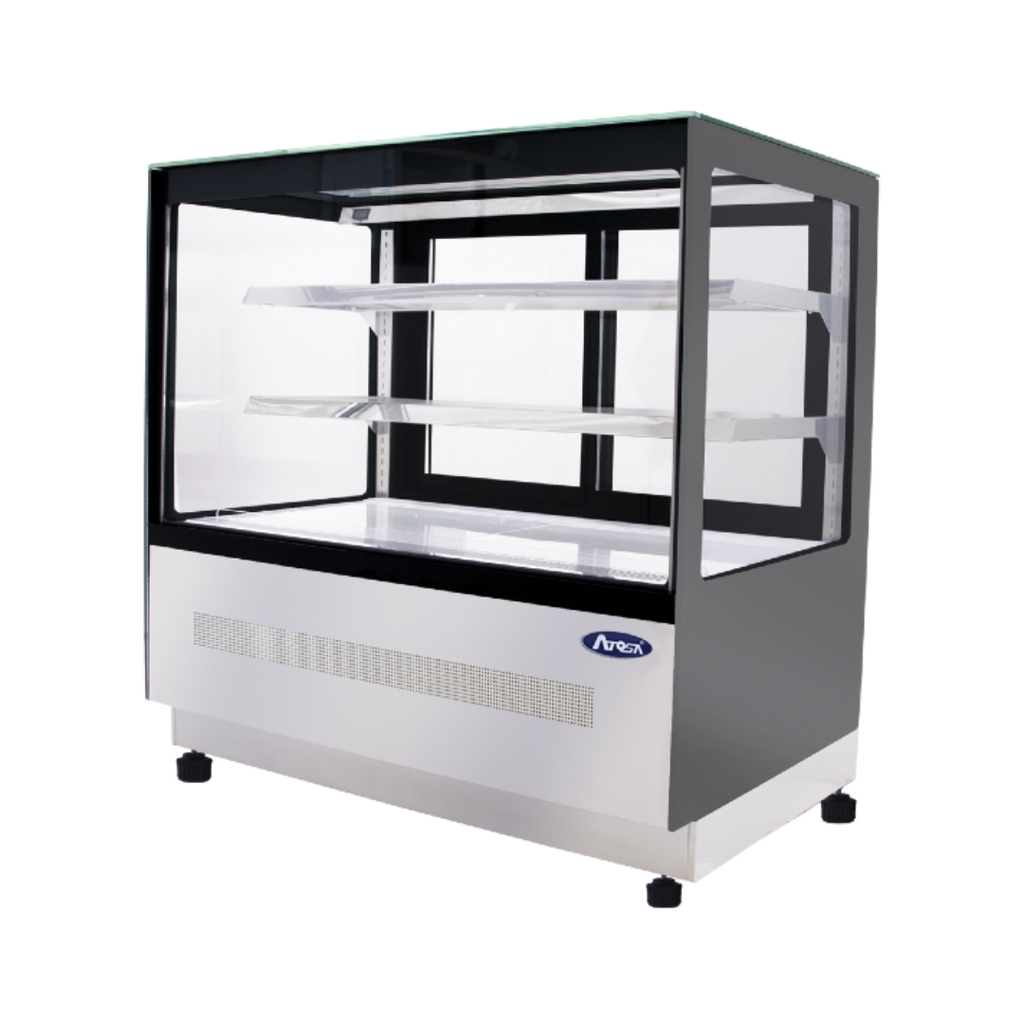 [102286] Vitrina refrigerada rectangular WDF127F ATOSA