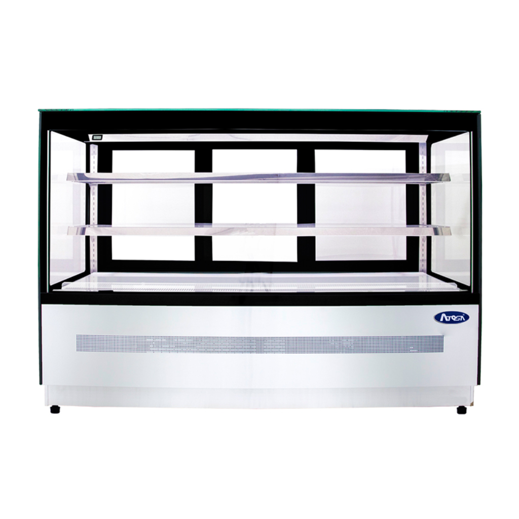 [102288] Vitrina refrigerada rectangular WDF177F ATOSA