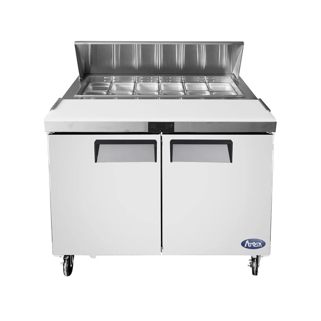 [102290] Mesa prep sandwiches, 2 puertas solidas MSF8306GR ATOSA