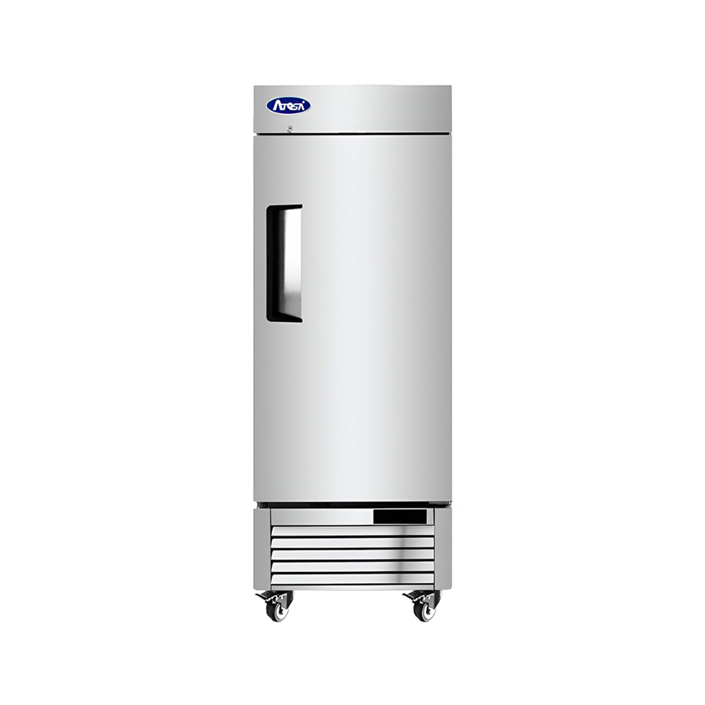 [102310] Refrigerador Acero 1 Puerta Sólida MBF8519GR ATOSA