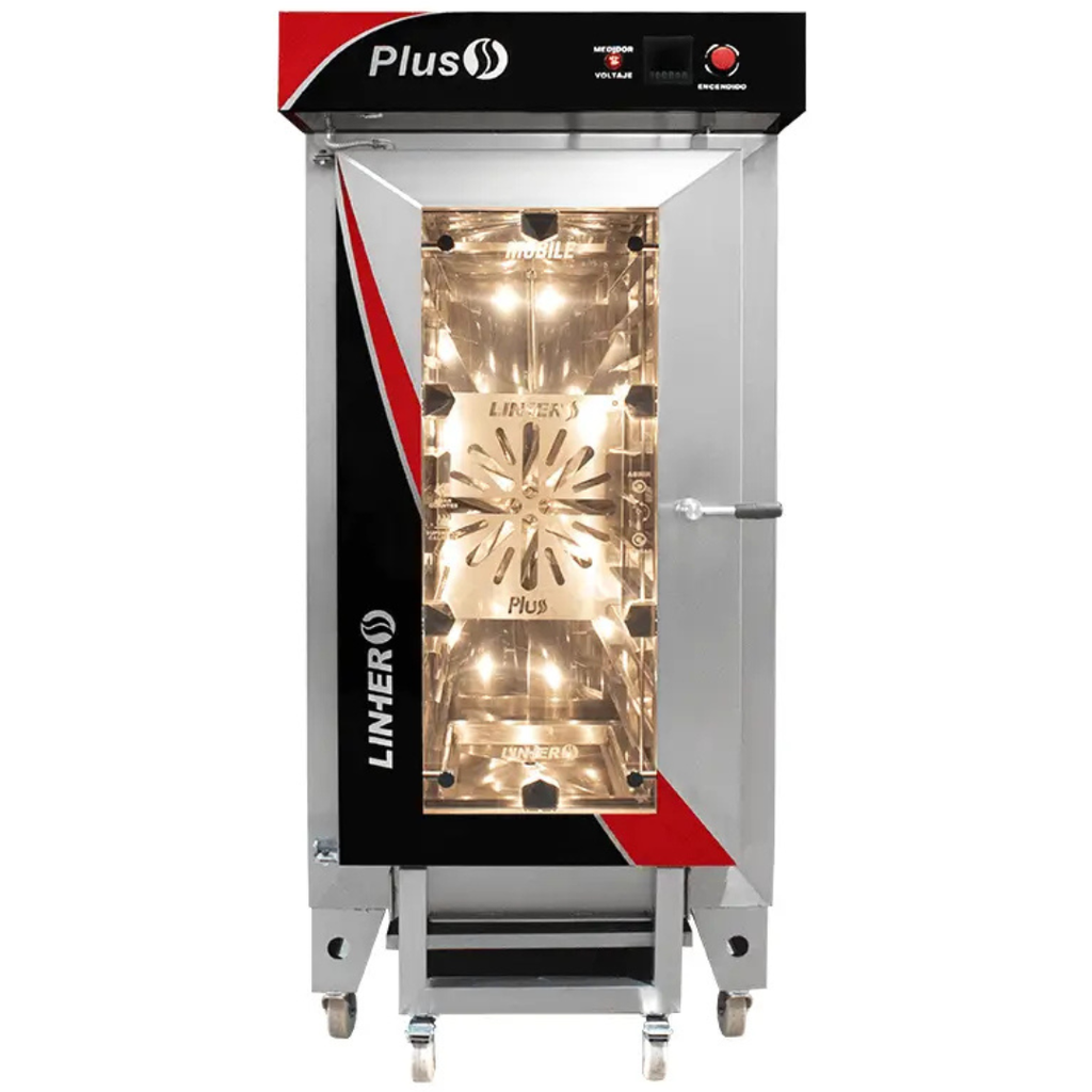 [104212] Horno de Convección Plus Mobile 12 Ch. a Gas HTLP-M12G LINHER