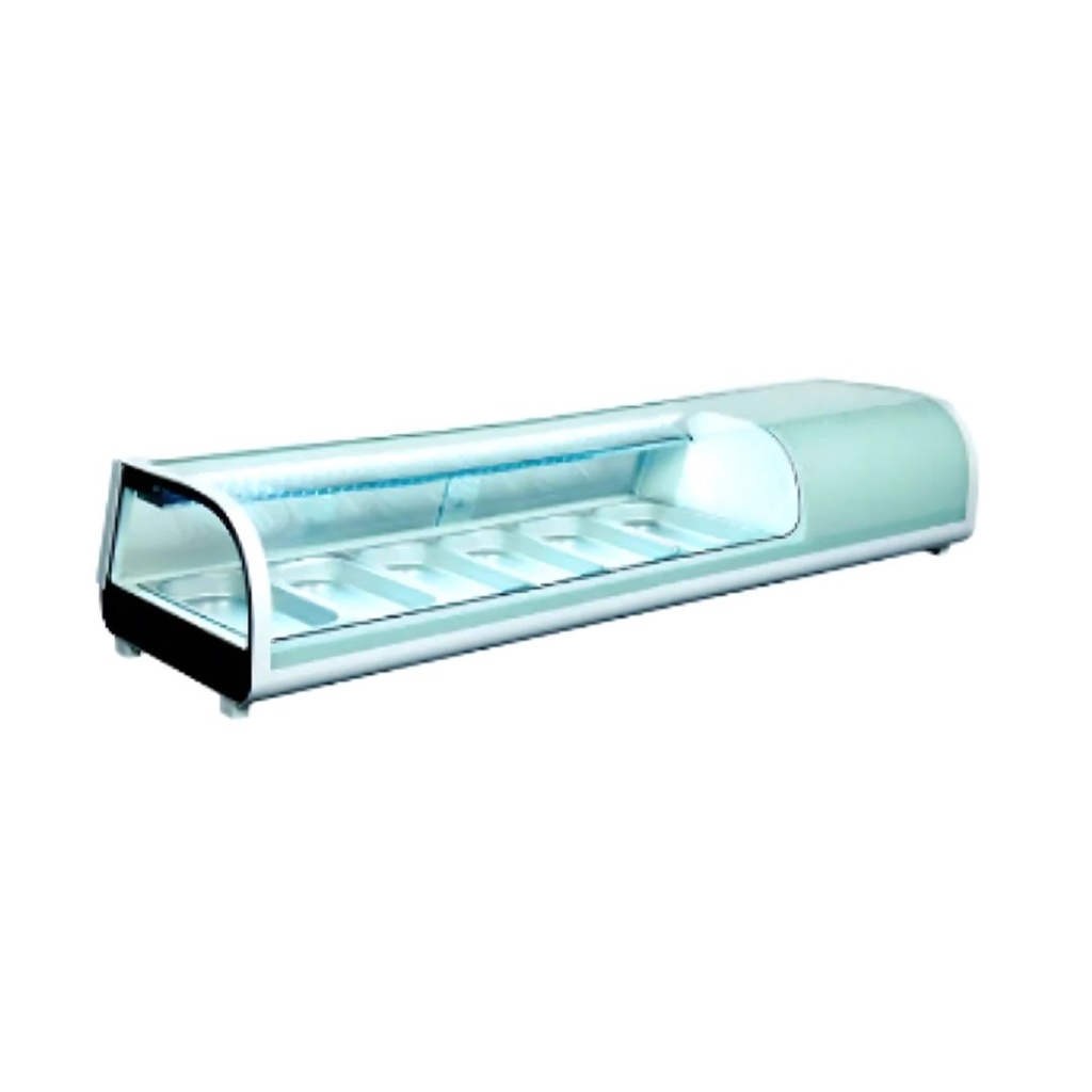 [107522] Vitrina para Sushi cristal curvo SSVRS-35L SAN-SON