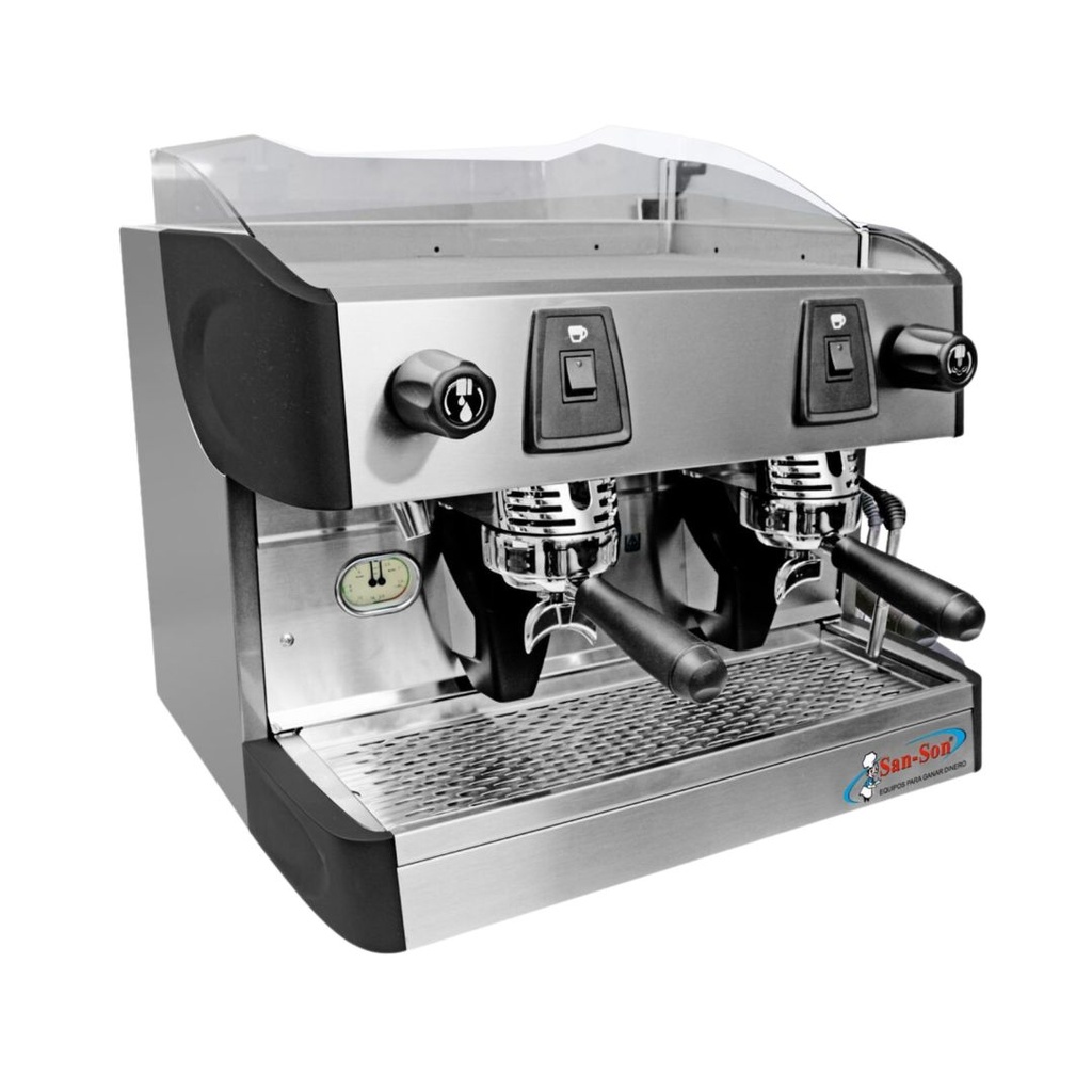 [107527] Cafetera Italiana Semiautomática 160 Tazas ITALBAR2C-BLACK SAN-SON