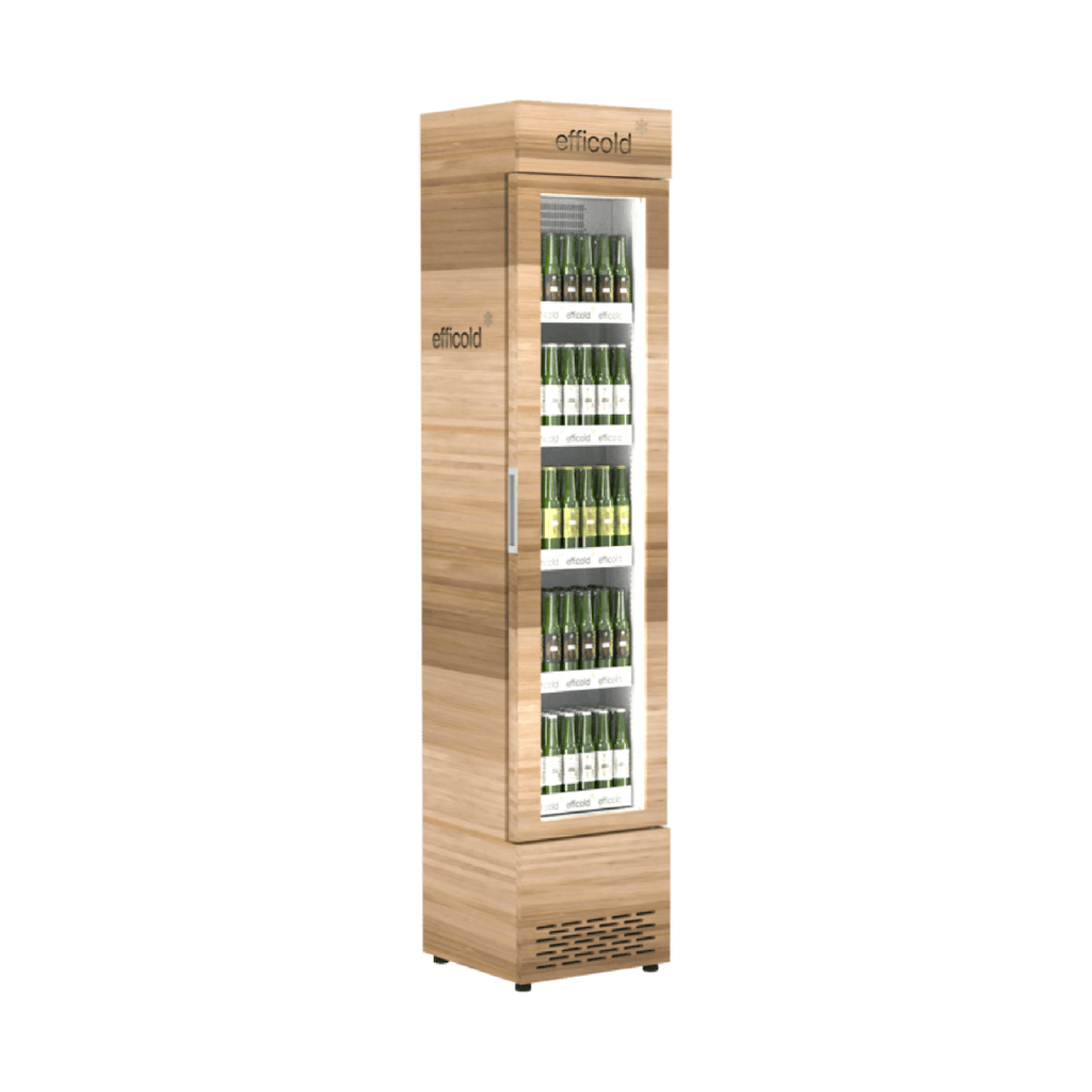 [107106] Vitrina RVC 110S slim cooler madera EFFICOLD