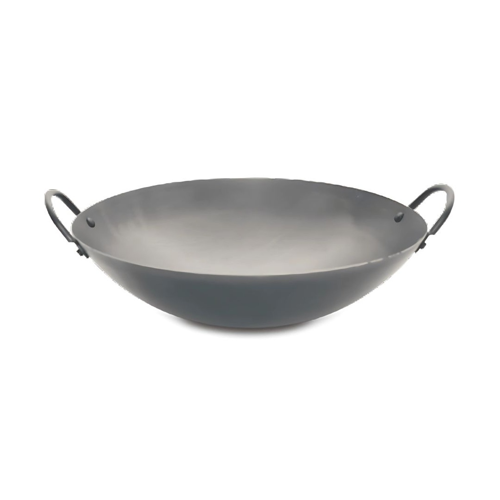 Wok Chino 36x10 cm Agarradera de Ambos Lados MCCOWOK04 BONNE