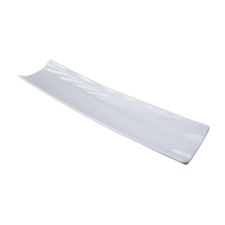 [11586427] Plato Canoa de Melamina Blanca 40 cm MCPLMPC40B BONNE