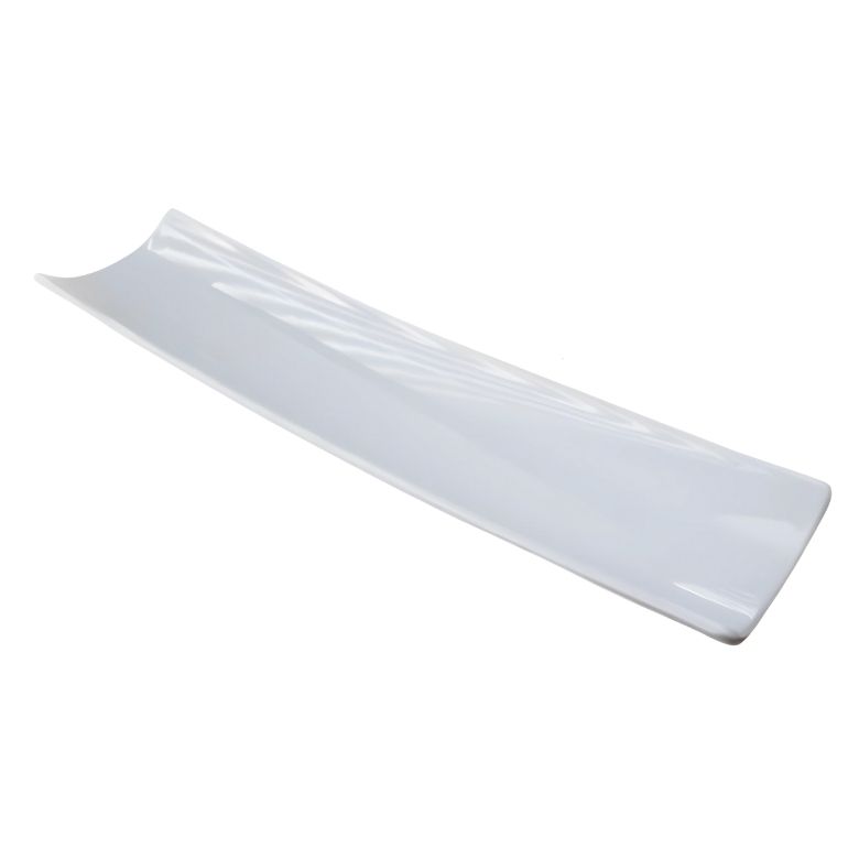 Plato Canoa de Melamina Blanca 44 cm MCPLMPC44B BONNE