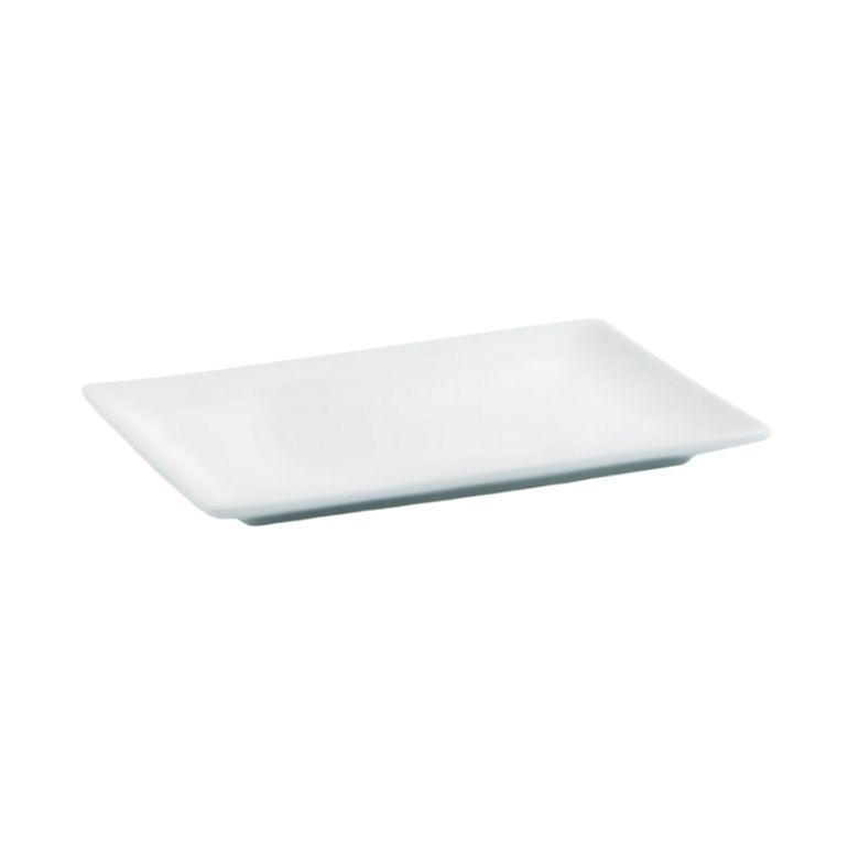 Plato Blanco de Melamina 24x16cm MCPLMPR2416B BONNE