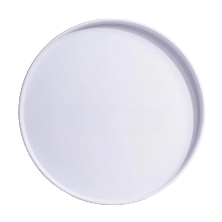 Plato Melamina de Lujo Blanco 23cm MCPLMRL23B BONNE