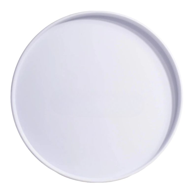 Plato Melamina de Lujo Blanco 27cm MCPLMRL27B BONNE