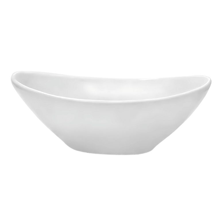 Salsero Ovalado de Melamina Blanca 10cm MCPLMSOL01B BONNE