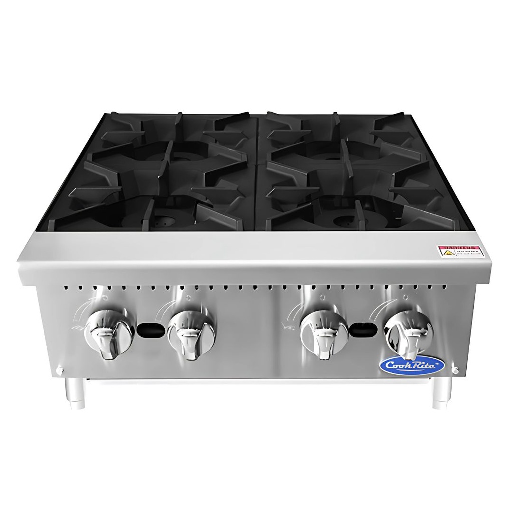 [102538] Parrilla gas de 4 quemadores: 0.6 m ATHP-24-4 COOK RITE