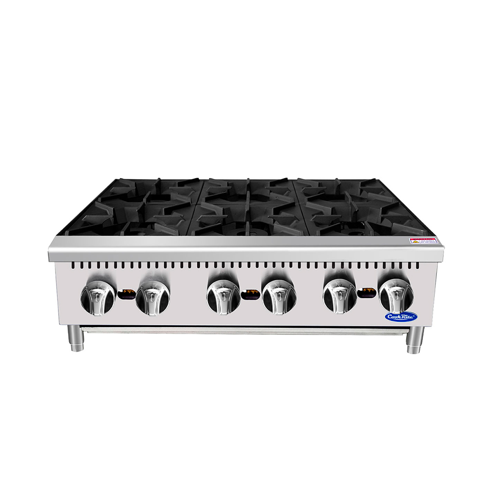 [102539] Parrilla gas de 6 quemadores: 0.9 m ATHP-36-6 COOK RITE