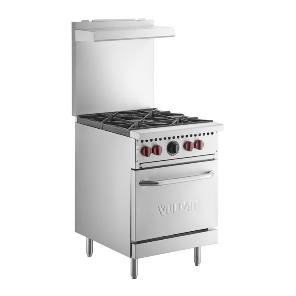 [105918] Estufa industrial 4 quemadores con horno SX24-4BP VULCAN