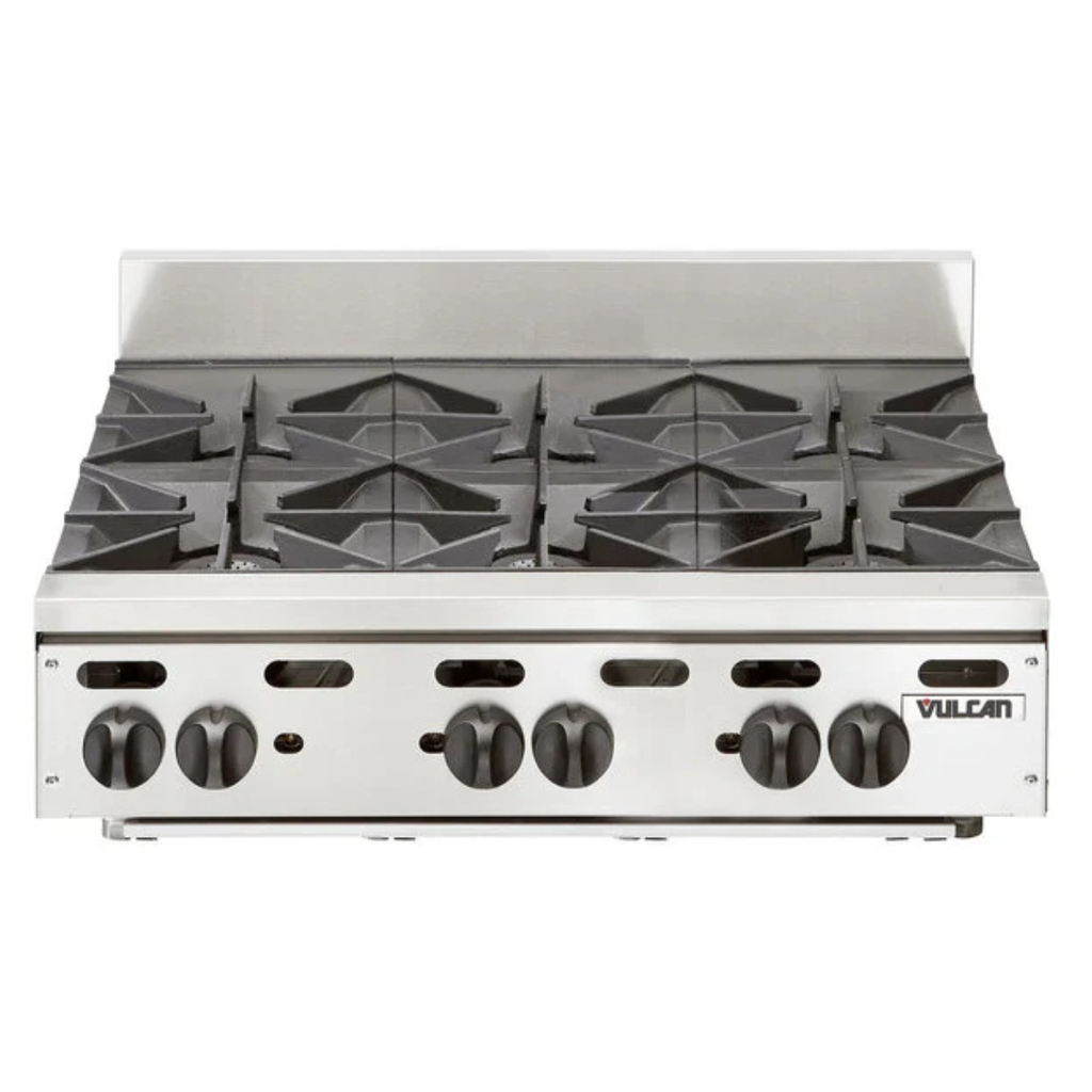 Parrilla 6 Quemadores 36" Gas Natural / Gas LP VHP636-1 VULCAN