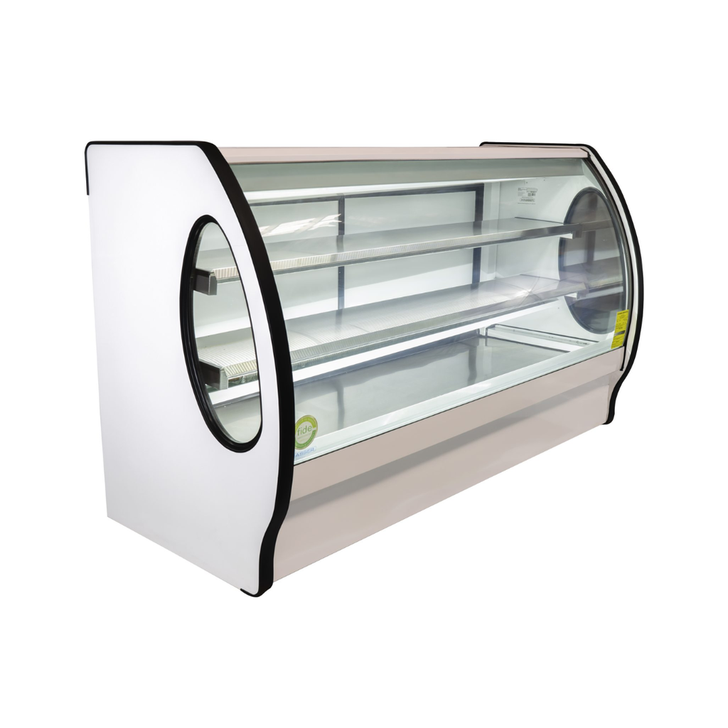 [107251] Vitrina 1 m C. Curvo, entrepaños de C, Templado RHNVCT1000-ECR MASSER