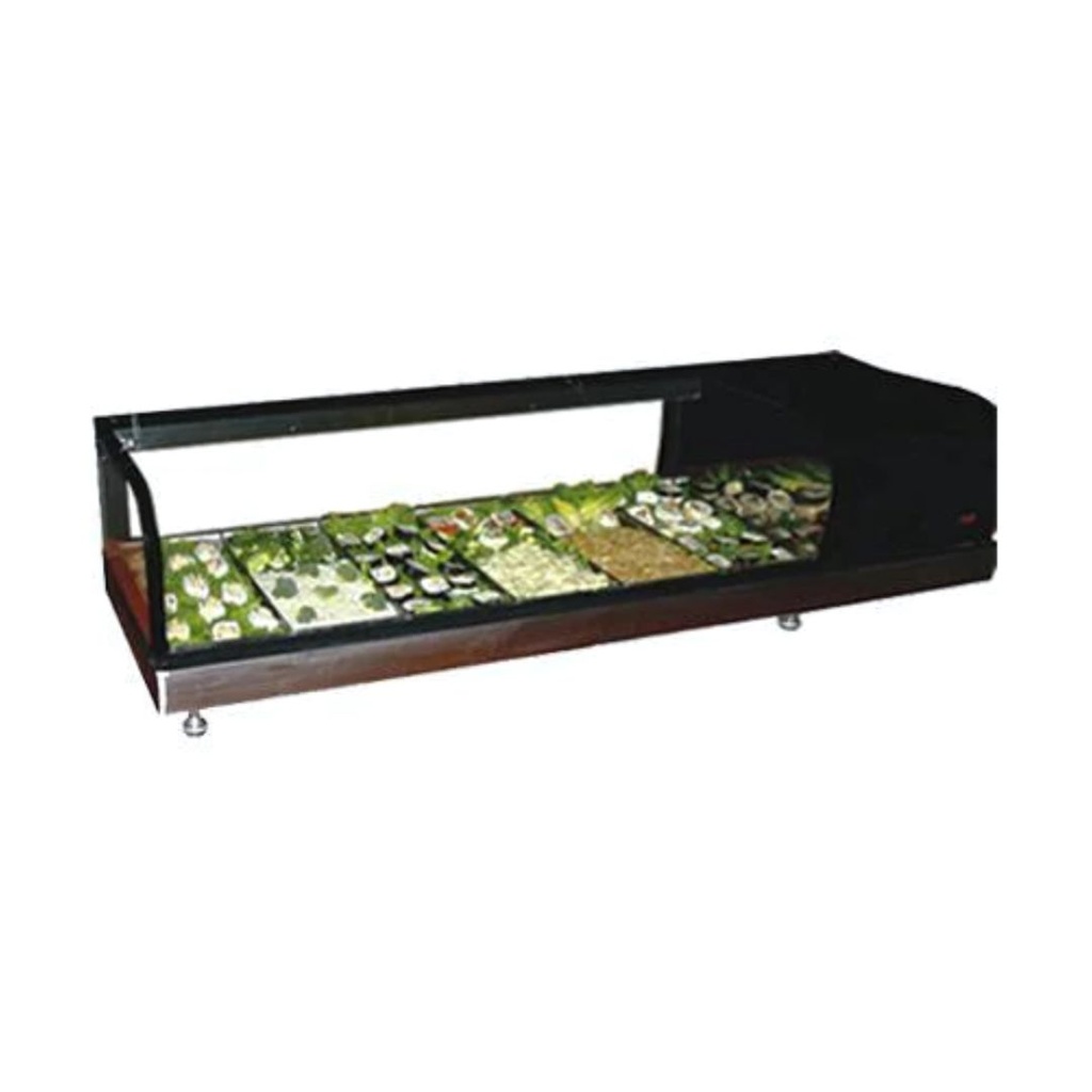 [107256] Vitrina 2 m C. Curvo sobremesa RHNVSH2000 MASSER