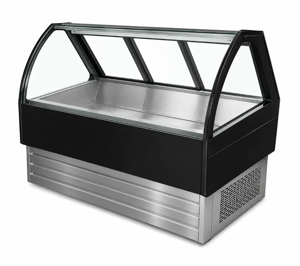 [107321] Vitrinas 1.1 m para Helado C. Curvo  10 insertos VMG-10 MASSER