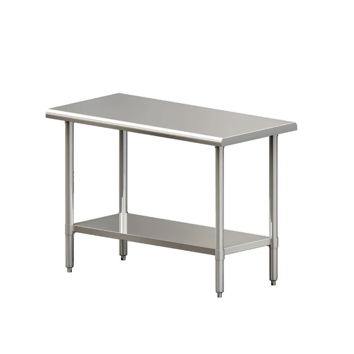 Mesa de trabajo en acero inoxidable MAI 24x72 TORREY