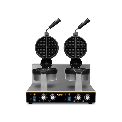 Waflera Belga Giratoria Doble 1,850 W WABE-2400 RHINO
