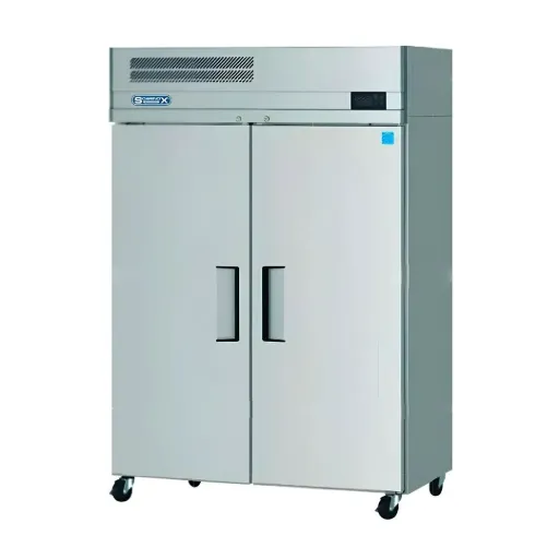 Refrigerador Vertical de 2 Puertas Sólidas RVS-47-2S SOBRINOX