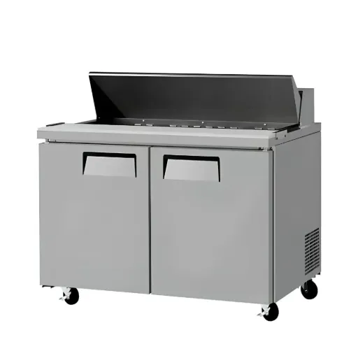 Mesa Refrigerada de 2 puertas para Preparar Sándwiches y Ensaladas MRSS-60-2S SOBRINOX