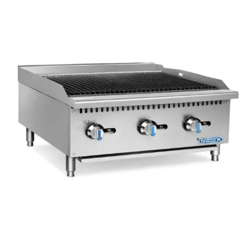Asador Comercial de Gas 3 Quemadores XLRC-900 SOBRINOX
