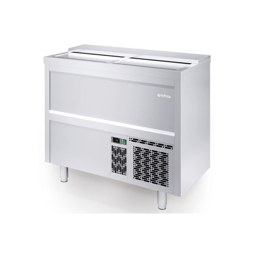 Enfriador de botellas EB Series de 1000 mm de acero inoxidable interior y exterior EB1000II INFRICO