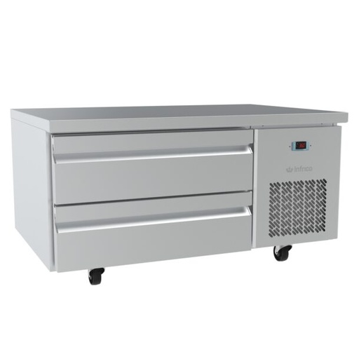 Mesa baja refrigeración CHEF-BASES Series de 1235mm MSG48 INFRICO