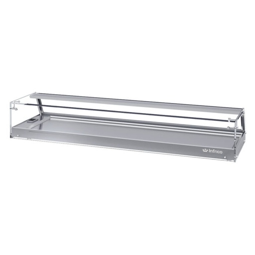 Expositor de barra y platos serie VEP - VEB. Serie cristal plano de 1514mm VEB8CP INFRICO