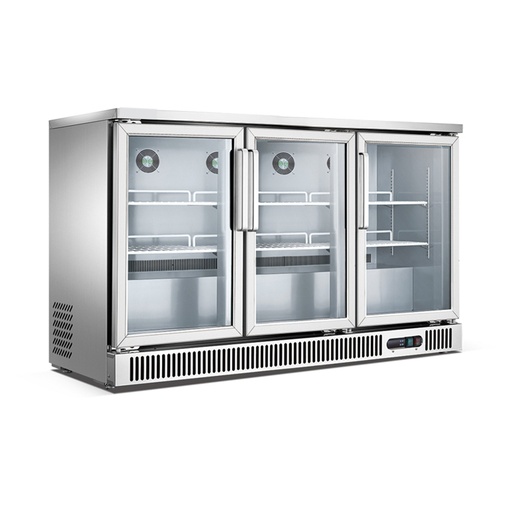 Refrigerador Contra Barra 3 Puertas de Cristal SG380 MIGSA