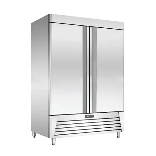 Congelador Industrial Vertical en Acero Inox. 2 Puertas Sólidas 47 Pies UR-54F-2 MIGSA