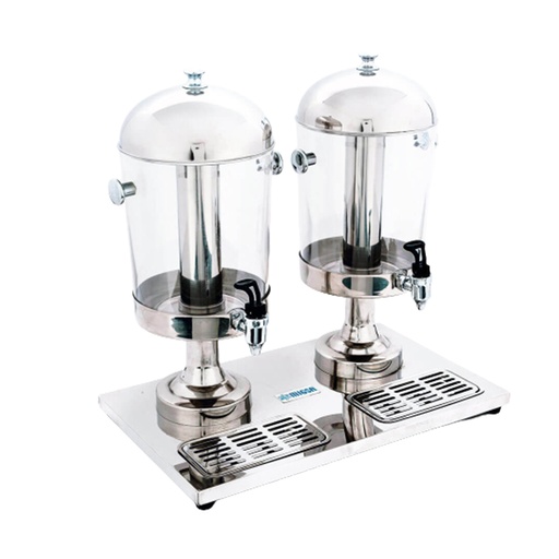 Dispensador de Jugos 2 Tanques de 8 Litros ZCF302B MIGSA