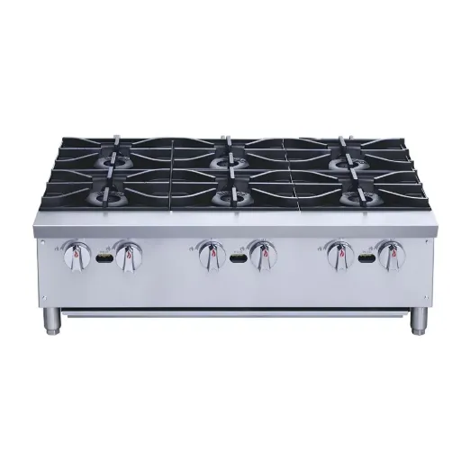 Parrilla Comercial a Gas de 6 Quemadores XRB-6-MG MIGSA