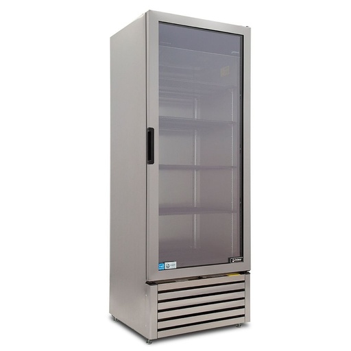 Refrigerador Vertical 1 Puerta Cristal Acero Inoxidable G319 C-INOX IMBERA