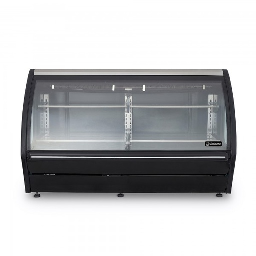 Vitrina Cremera de 1.83 metros en Color Negro PHS-17N IMBERA