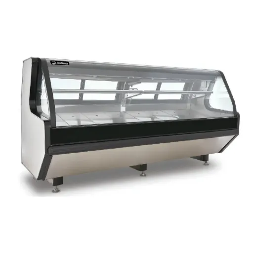 Vitrina Carnicera de 2.50 metros en Acero Inoxidable VMCA-250-AI-PLUS IMBERA