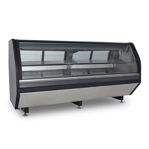 Vitrina Carnicera de 2.50 metros VMCA-250-LIFT-IMB Cristal Curvo Abatible IMBERA