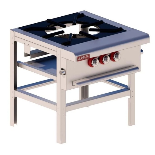 Estufón Sencillo 1 Quemador Triple Acero IE-1 TOP DELTA