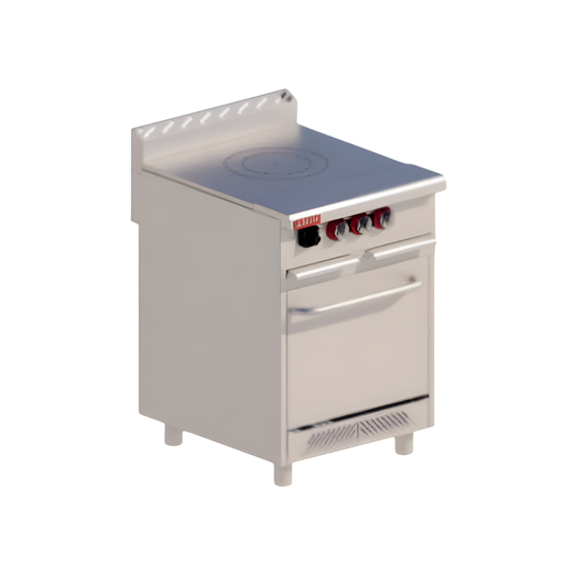 Estufa con plancha francesa + Horno 24 2-PF-H TOP DELTA