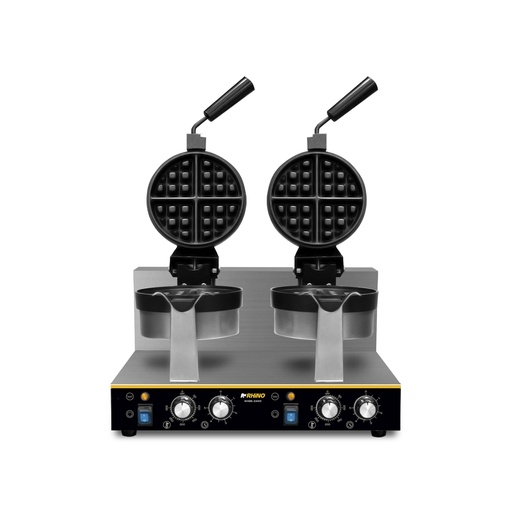 Waflera Belga Giratoria Doble 1,850 W WABE-2400 RHINO