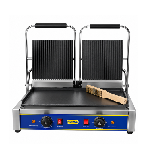 Parrilla de contacto Grill y Plancha PLG-560M NOVAL