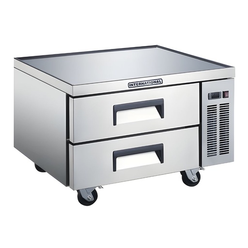 Mesa Refrigerada Base Chef con 2 Cajones INT/BC-2C-AI INTERNATIONAL