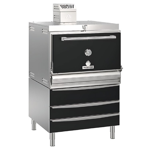 Horno de Brasa con Cajones Térmicos 110 a 130 Comensales HMB HOT 110-C MIBRASA