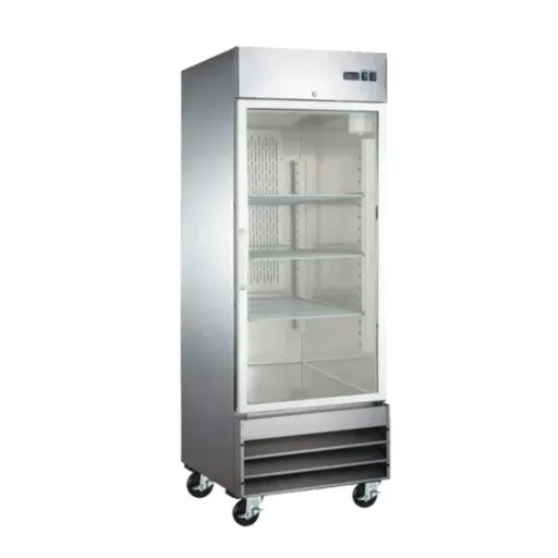 Congelador Vertical 1 Puerta de Cristal CV-1PC-SS-01 ICEHAUS