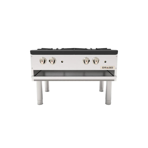Estufón 2 Secciones Horizontal Gas Natural GNFO-02-HSH DRAGO