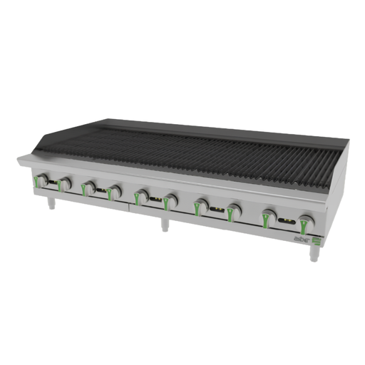 Asador Industrial a Gas Radiante 60" 10 Quemadores AERB-60 ASBER