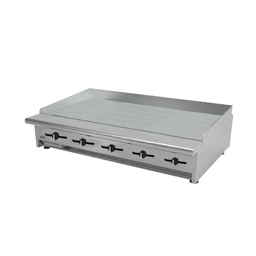 Plancha Industrial 60" 5 Quemadores con Placa de 1.9 cm AEMG-60-H ASBER
